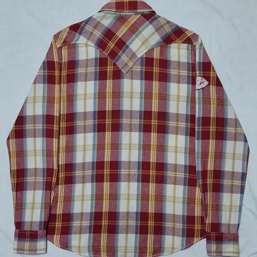 [BUNJANG] Luckystore Tailors Western Patch Check Shirt / [M] Luckystore Tailors 웨스턴 패치 체크 셔츠