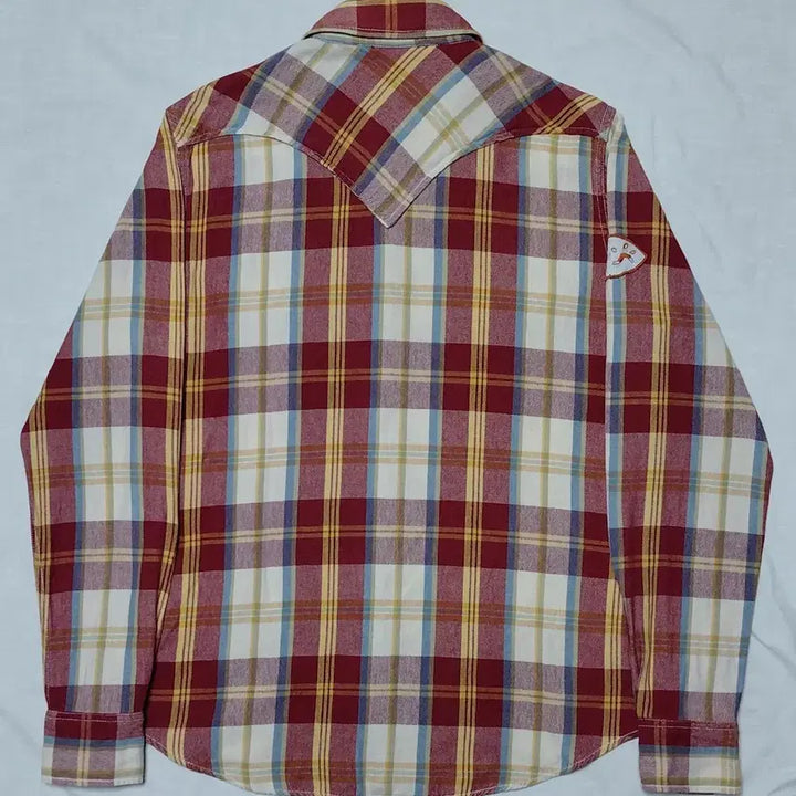 [BUNJANG] Luckystore Tailors Western Patch Check Shirt / [M] Luckystore Tailors 웨스턴 패치 체크 셔츠