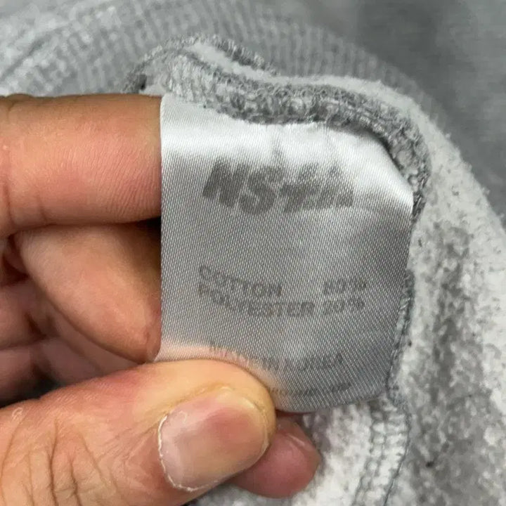 [BUNJANG] Nasty Kick Light Gray Hoodie XL / 내스티킥 프린팅 라이트 그레이 후드티 XL