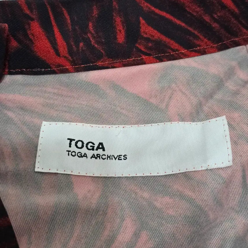 [BUNJANG] TOGA Flower Pattern Layered Skirt / 새 상품 ) TOGA  플라워 패턴 레이어드 스커트