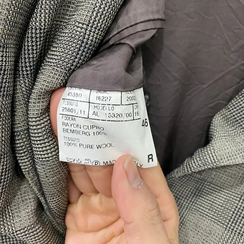 [BUNJANG] Celine Check Blazer (Size 46) / 502. 여성용 셀린느 체크 블레이져(46)