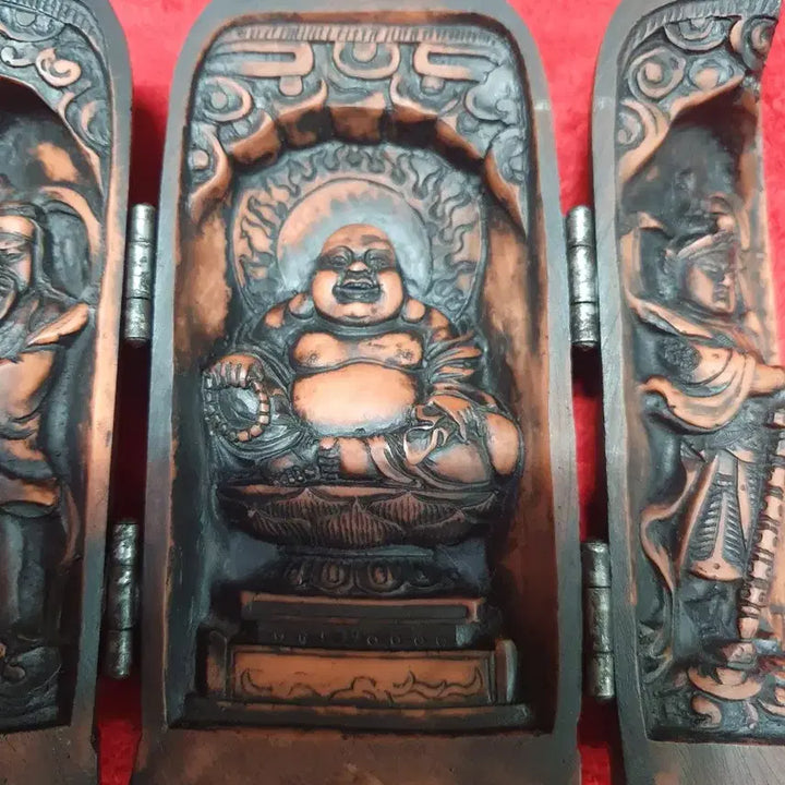 [BUNJANG] Unknown Suji Carved Buddhist Shrine / 불감.ㅡ수지.