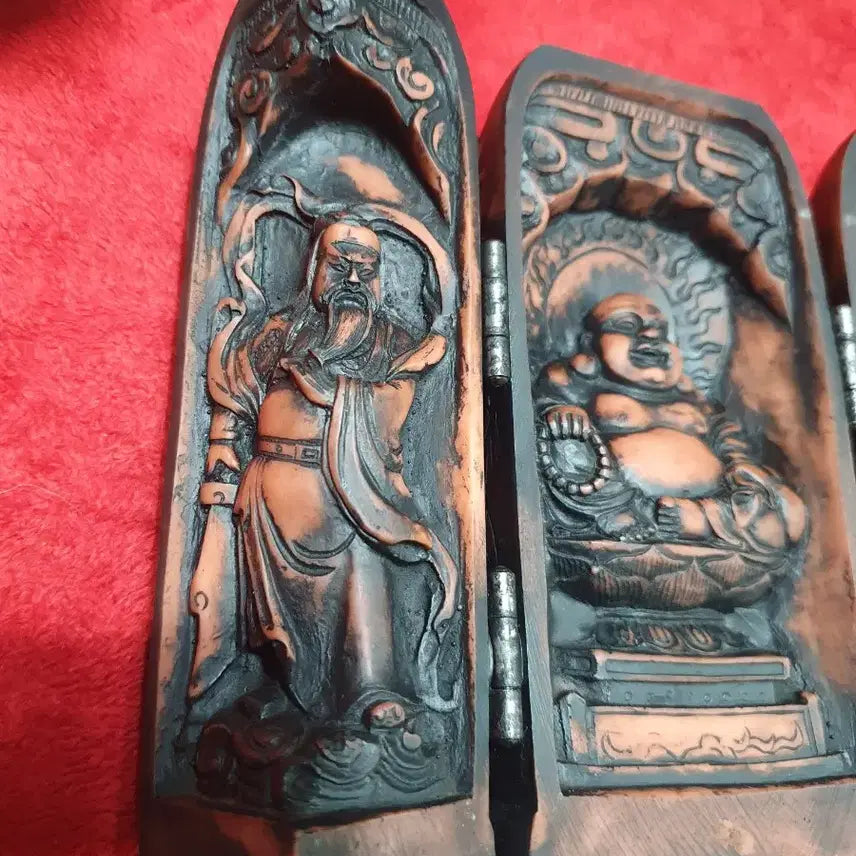 [BUNJANG] Unknown Suji Carved Buddhist Shrine / 불감.ㅡ수지.