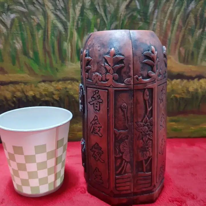 [BUNJANG] Unknown Suji Carved Buddhist Shrine / 불감.ㅡ수지.