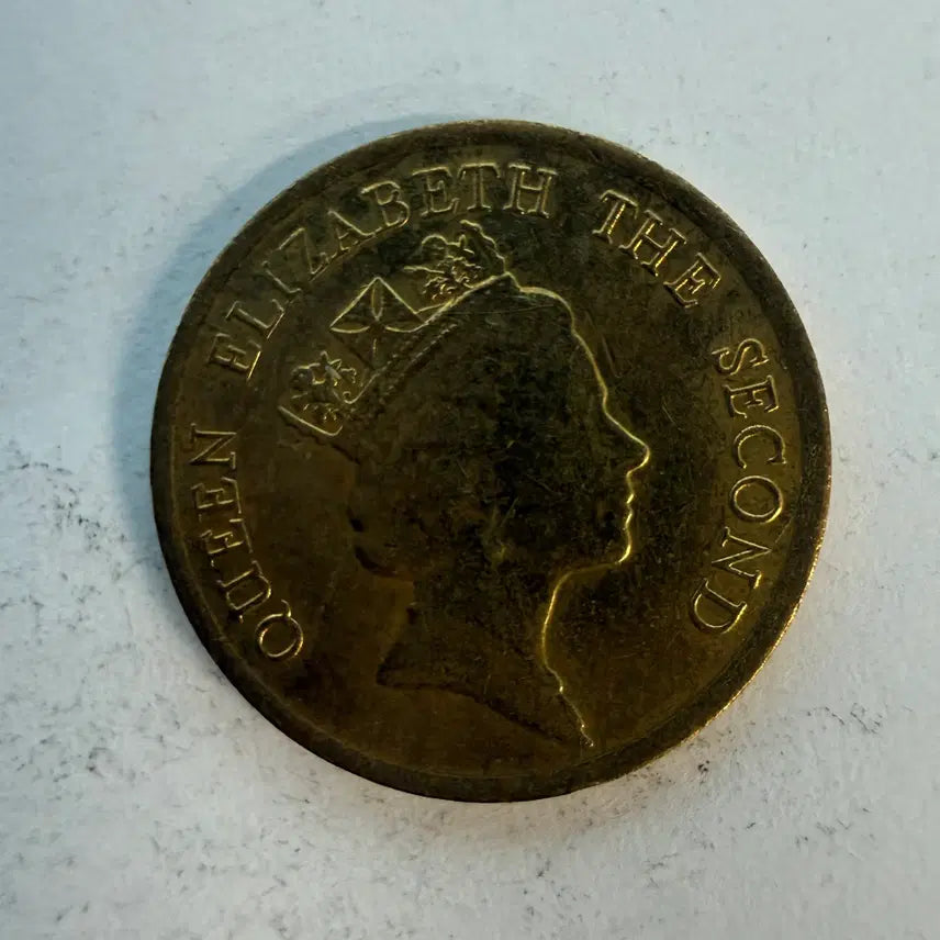 [BUNJANG] Hong Kong 10 Cent Coin 1989 / 1989년 홍콩 10센트 동전 S1526
