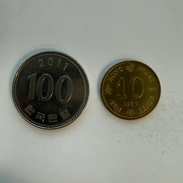 [BUNJANG] Hong Kong 10 Cent Coin 1989 / 1989년 홍콩 10센트 동전 S1526