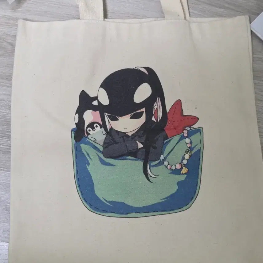 [BUNJANG] Lee Young-Woon Orka Canvas Eco Bag / 이런영웅은싫어 이영싫 오르카 에코백