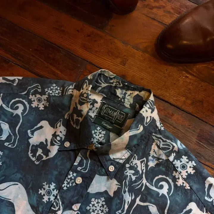 [BUNJANG] Jitmen Bros Vintage Button-Down Shirt (Men&