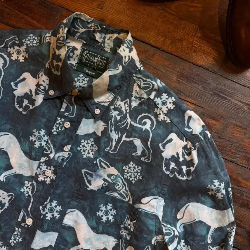 [BUNJANG] Jitmen Bros Vintage Button-Down Shirt (Men&