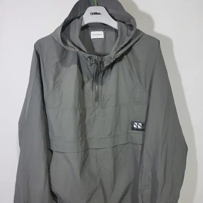 [SOLD OUT] CONSONNOT 후드 아노락 점퍼 카키