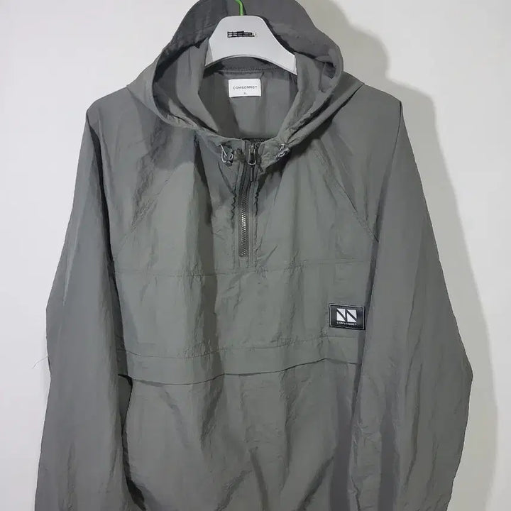 [SOLD OUT] CONSONNOT 후드 아노락 점퍼 카키