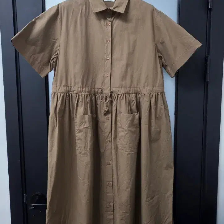 [BUNJANG] Benu Cotton String Long Dress / 베누 benu 코튼 스트링 롱원피스