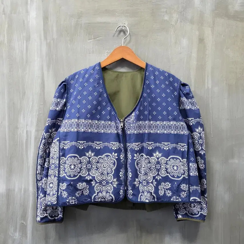 [BUNJANG] Voca Vaca Reversible Paisley Jacket / 보카바카 리버서블 페이즐리 자켓/여성(Free)/ST2915/새상품수준