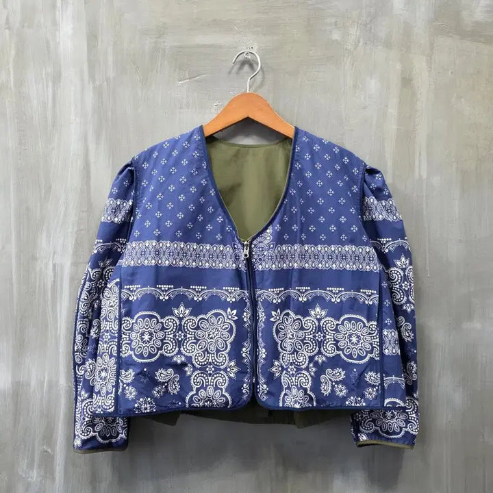 [BUNJANG] Voca Vaca Reversible Paisley Jacket / 보카바카 리버서블 페이즐리 자켓/여성(Free)/ST2915/새상품수준