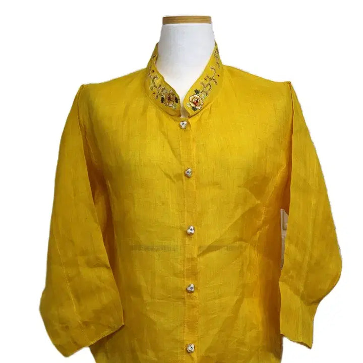 [BUNJANG] W686 Embroidered Moshi Shirt (Women&