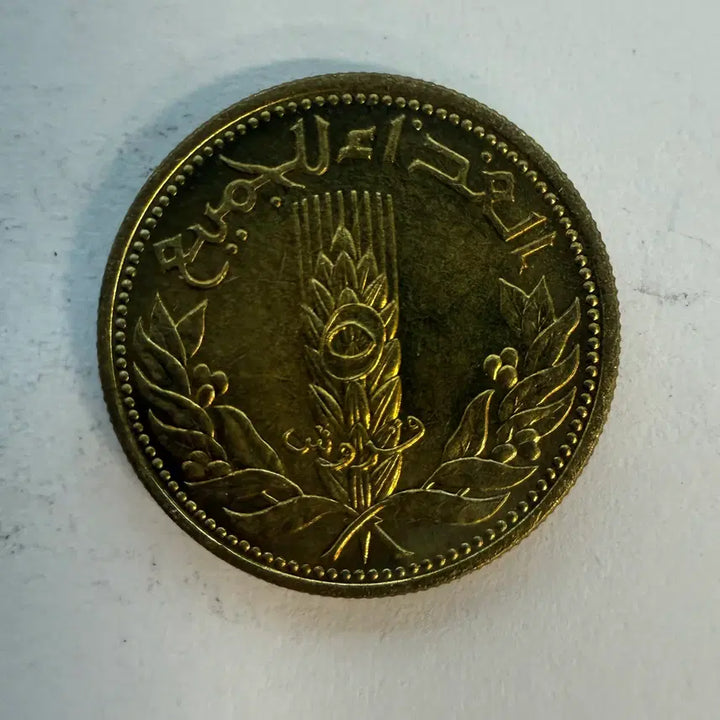 [BUNJANG] Syria 1971 5 Piastres Coin / 1971년 시리아  5 키르쉬 피아스트르 동전 S1528