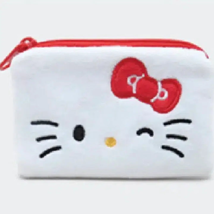 [BUNJANG] Hello Kitty Embroidered Mini Card Wallet / 키티 미니 카드지갑