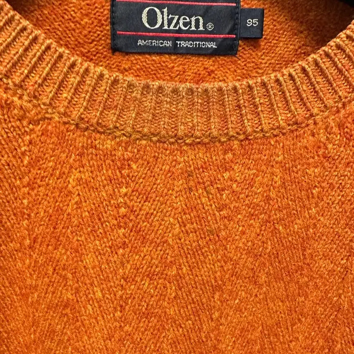 [BUNJANG] OLZEN Orange Sweater / 올젠 오렌지 스웨터 95