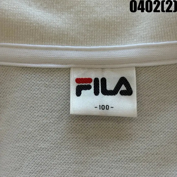 [SOLD OUT] 휠라 FILA 긴팔 폴로티 화이트 100