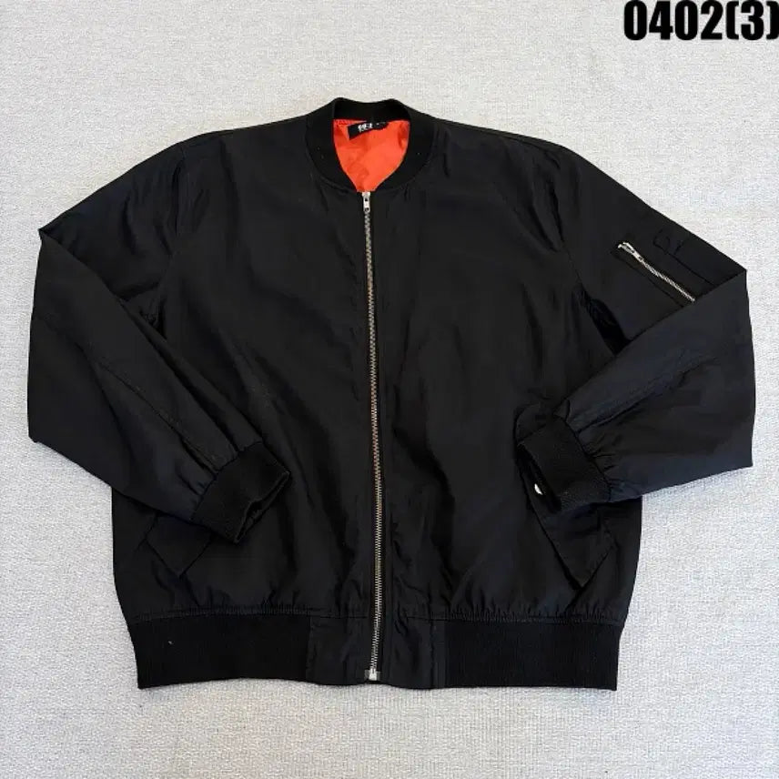[SOLD OUT] 2 블랙 봄버 자켓 남성 점퍼 0402(3)