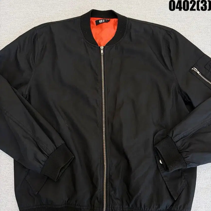 [SOLD OUT] 2 블랙 봄버 자켓 남성 점퍼 0402(3)