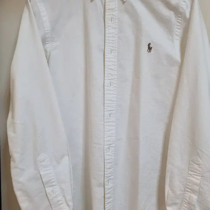 [BUNJANG] Polo Ralph Lauren White Cotton Shirt - S / 폴로 화이트 코튼 셔츠 S