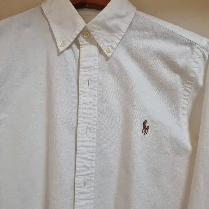 [BUNJANG] Polo Ralph Lauren White Cotton Shirt - S / 폴로 화이트 코튼 셔츠 S