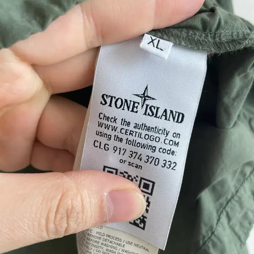 [BUNJANG] Stone Island Naslan Overshirt Jacket XL Olive / 스톤아일랜드 20ss 나슬란 오버셔츠 자켓 xl 카키 올리브