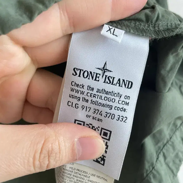 [BUNJANG] Stone Island Naslan Overshirt Jacket XL Olive / 스톤아일랜드 20ss 나슬란 오버셔츠 자켓 xl 카키 올리브