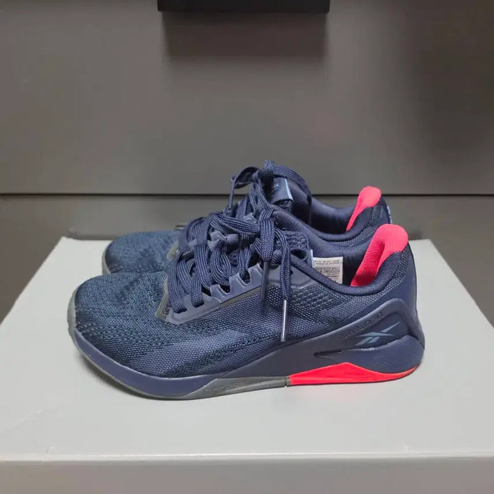 [BUNJANG] Reebok Nano X1 Navy/Hot Pink Running Shoes Size 250 / 250리복 나노 X1  -759