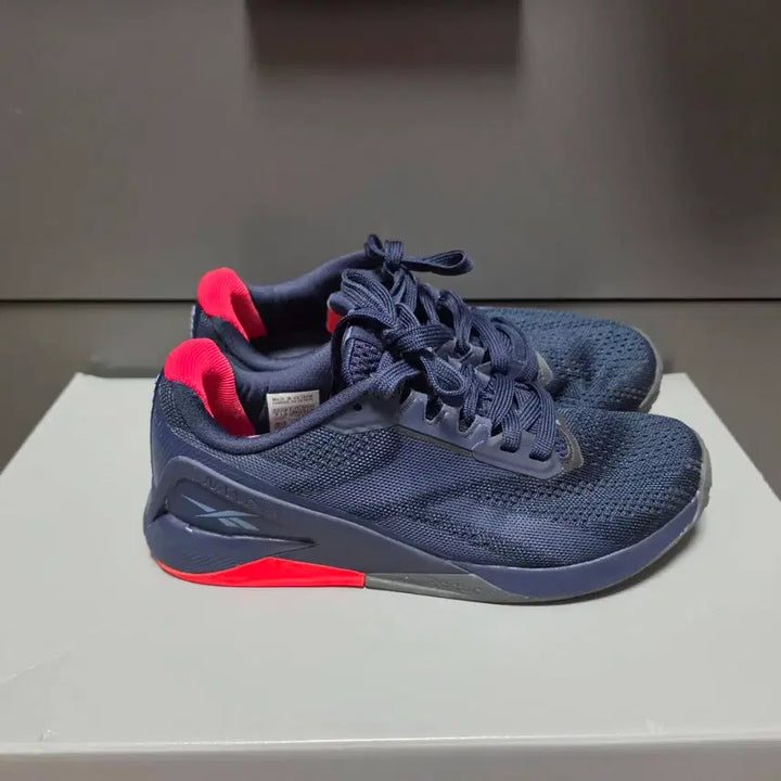 [BUNJANG] Reebok Nano X1 Navy/Hot Pink Running Shoes Size 250 / 250리복 나노 X1  -759