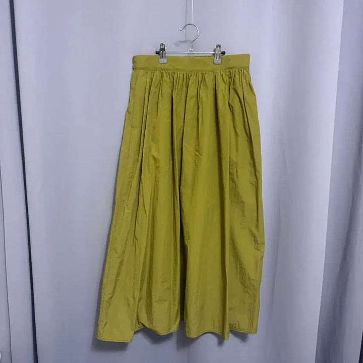 [BUNJANG] Lin &amp; Red Olive Long Skirt / Lin &amp; Red 올리브 롱 스커트 M 허리 밴딩 발목 기장 봄가을용