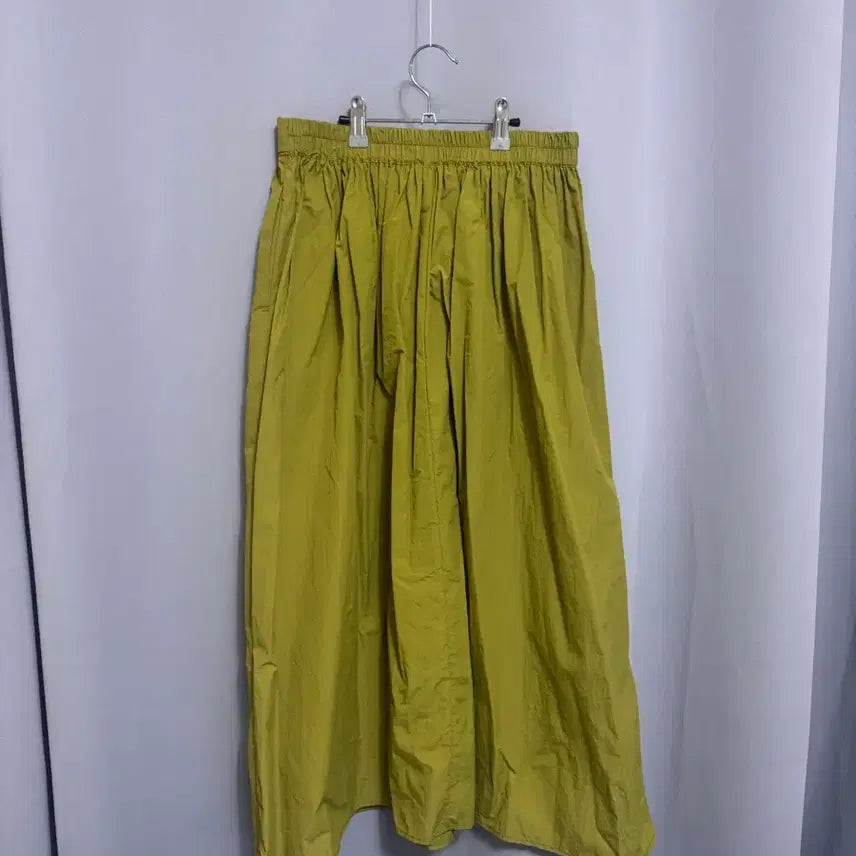 [BUNJANG] Lin &amp; Red Olive Long Skirt / Lin &amp; Red 올리브 롱 스커트 M 허리 밴딩 발목 기장 봄가을용