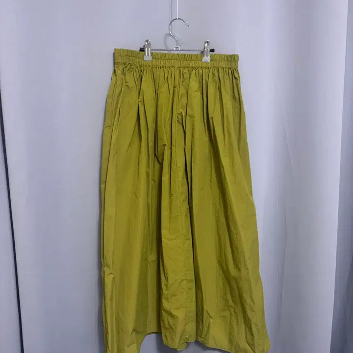 [BUNJANG] Lin &amp; Red Olive Long Skirt / Lin &amp; Red 올리브 롱 스커트 M 허리 밴딩 발목 기장 봄가을용