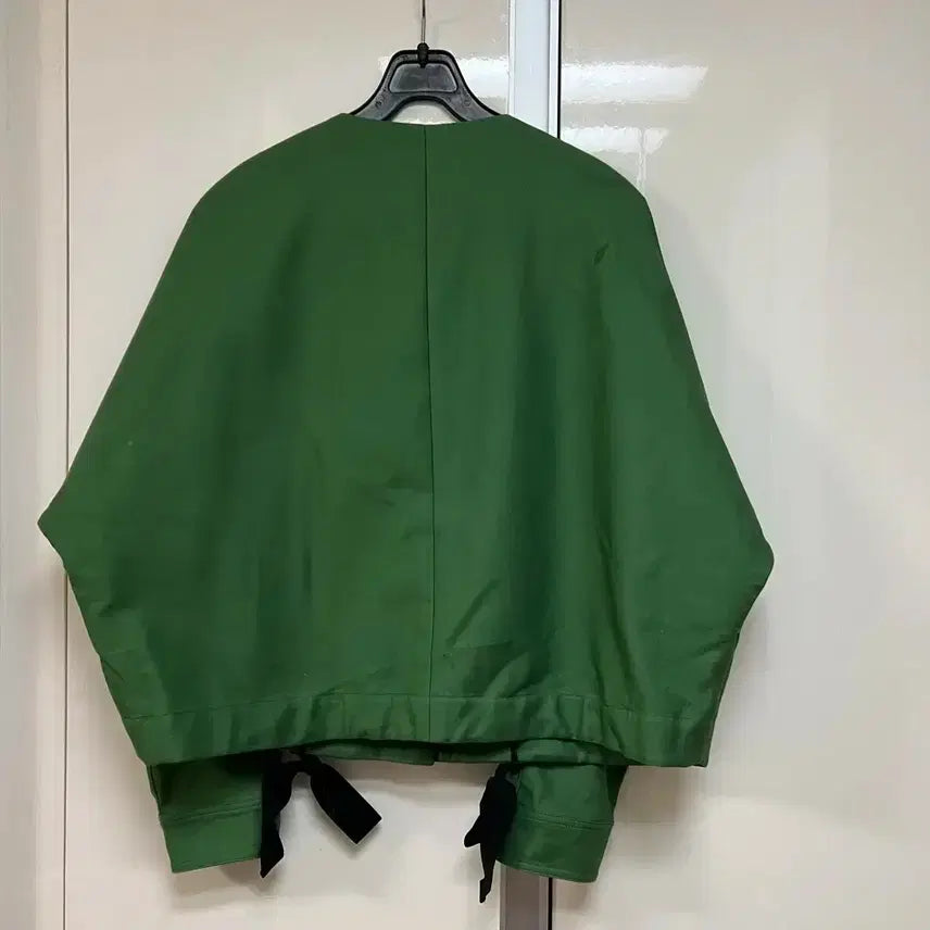 [BUNJANG] BENETTI Round Short Cropped Jacket Green / 제평 베네띠 BENETTI 라운드 숏 자켓 크롭 자켓 그린 초록 리틀블랙