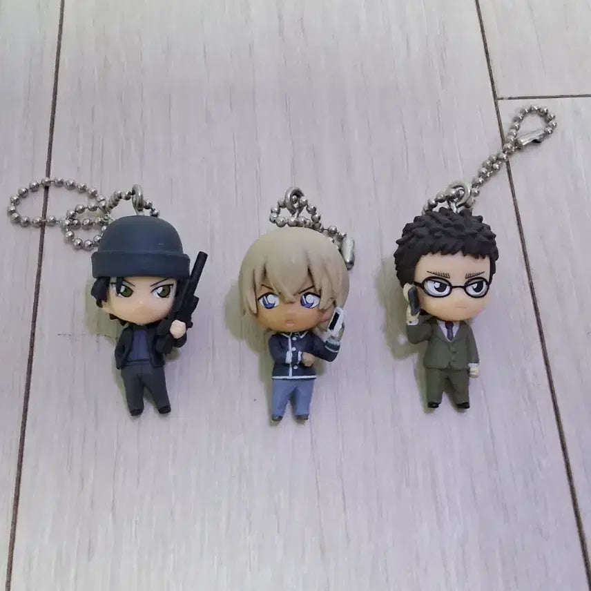 [BUNJANG] Detective Conan Akai, Amuro, Kazami, Sera Acrylic Figure Keychain Set (9 Types) / 명탐정 코난 아카이 아무로 카자미 세라 아크릴 피규어 키링 9종