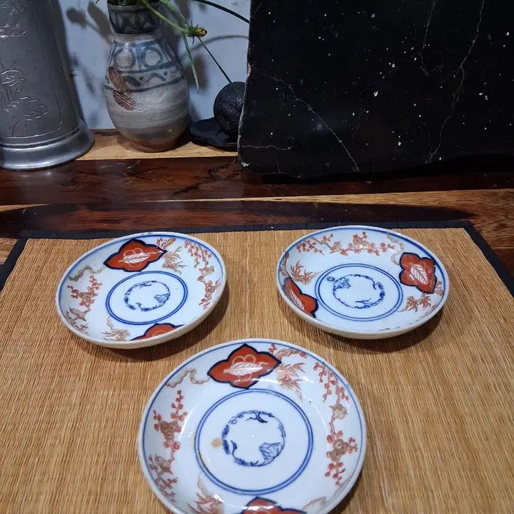 [BUNJANG] Koimari Dahobatchim (Hosung) Dasik Dish Set / 골동고이마리 다호받침(호승) 다식그릇