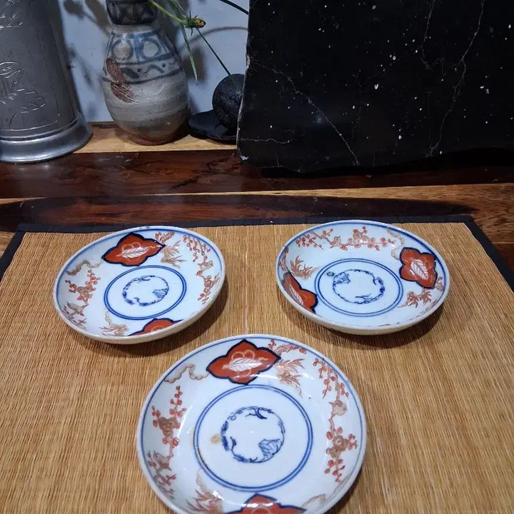 [BUNJANG] Koimari Dahobatchim (Hosung) Dasik Dish Set / 골동고이마리 다호받침(호승) 다식그릇