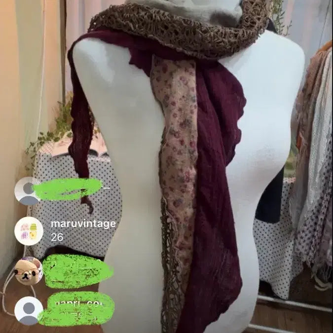 [BUNJANG] Maru Vintage Master Scarf / 마루빈티지 대장스카프