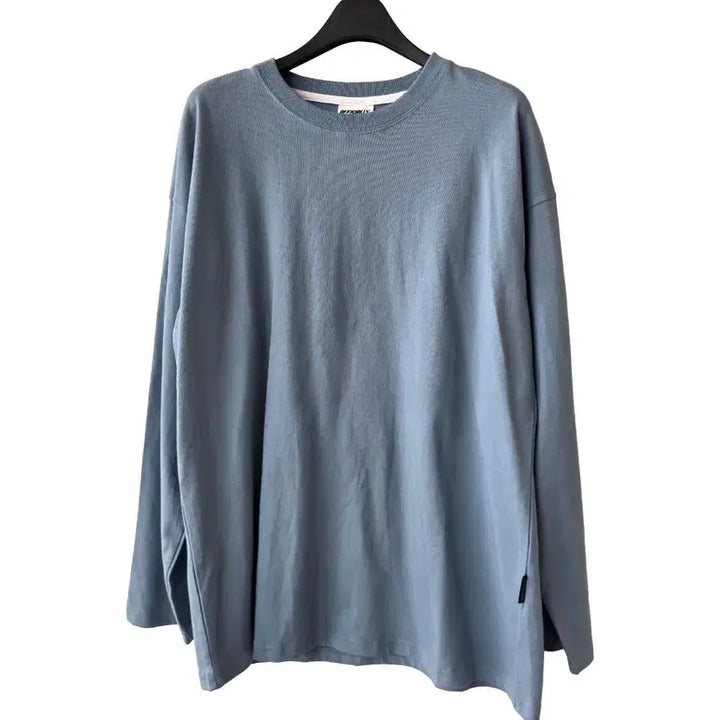 [BUNJANG] Unisex Straight Fit Blue T-Shirt / 남녀공용 블루 일자 티셔츠/새제품