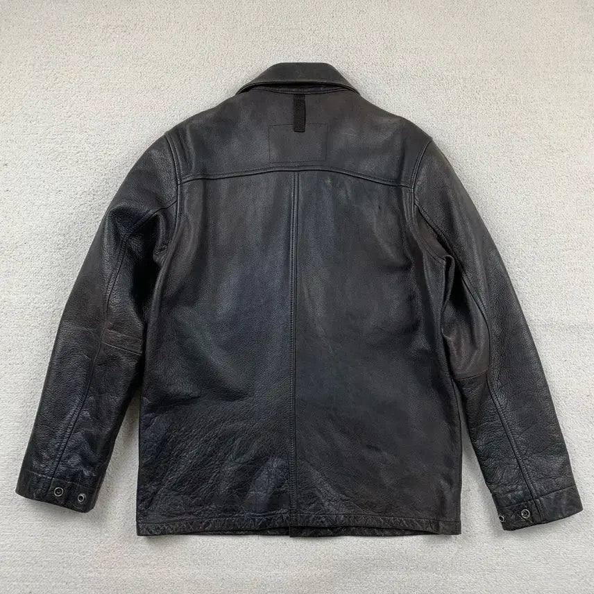 [SOLD OUT] 90s 올드갭 카우레더 카코트 자켓 다크브라운