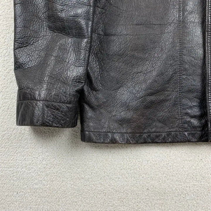 [SOLD OUT] 90s 올드갭 카우레더 카코트 자켓 다크브라운