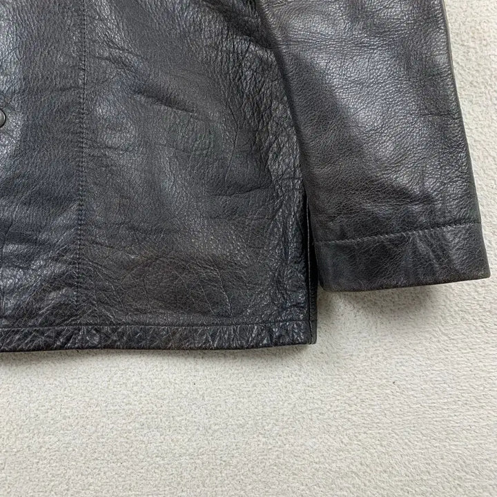 [SOLD OUT] 90s 올드갭 카우레더 카코트 자켓 다크브라운