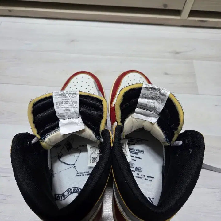 [BUNJANG] Jordan 1 Union Retro High OG Chicago Shadow 275 Sneakers / 조던 1 x 유니온 레트로 하이 OG 시카고 쉐도우 275