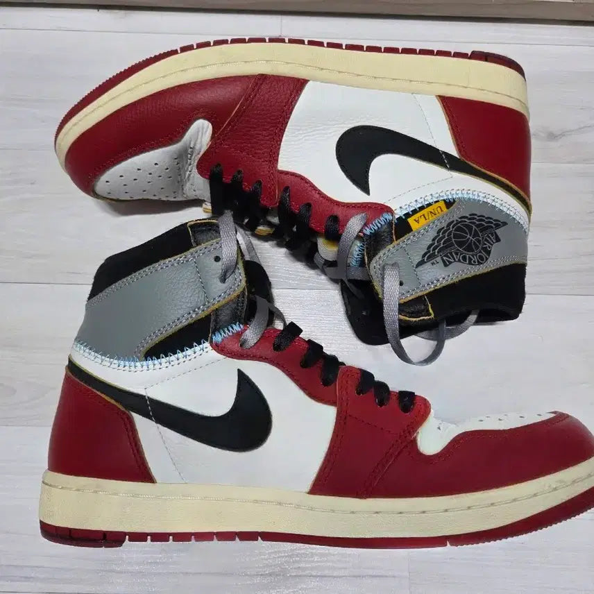 [BUNJANG] Jordan 1 Union Retro High OG Chicago Shadow 275 Sneakers / 조던 1 x 유니온 레트로 하이 OG 시카고 쉐도우 275