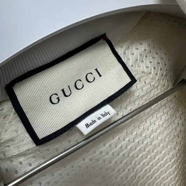 [BUNJANG] Gucci Web Stripe Cotton Sweatshirt Jacket / 백화점 구매한 95 구찌 웹 스트라이프 코튼 스웨트셔츠 집업 자켓