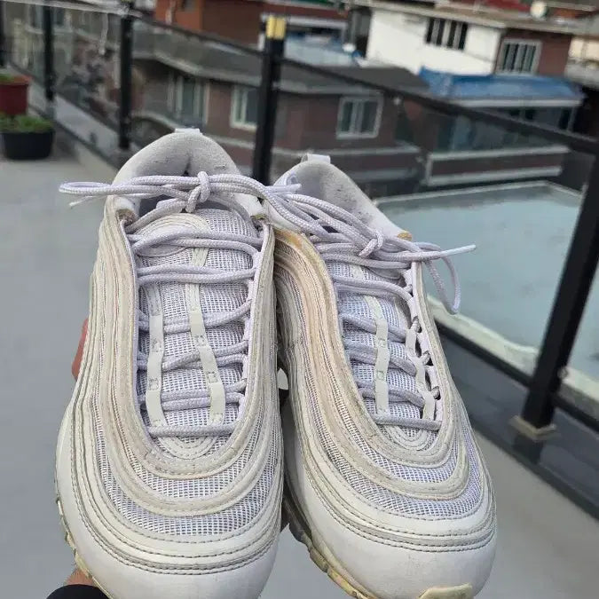 [BUNJANG] Nike Air Max 97 White Sneakers / 나이키 에어맥스 97 화이트 250