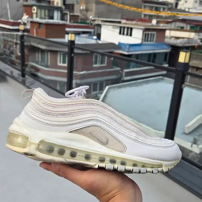 [BUNJANG] Nike Air Max 97 White Sneakers / 나이키 에어맥스 97 화이트 250