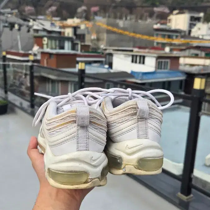 [BUNJANG] Nike Air Max 97 White Sneakers / 나이키 에어맥스 97 화이트 250
