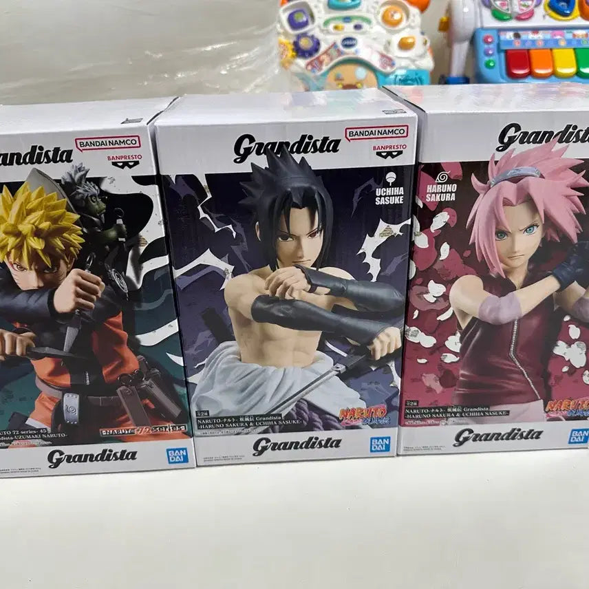 [BUNJANG] Banpresto Grandista Naruto Figure Set / (미개봉 새상품) 반프레스토 Grandista 나루토 피규어 3종세트